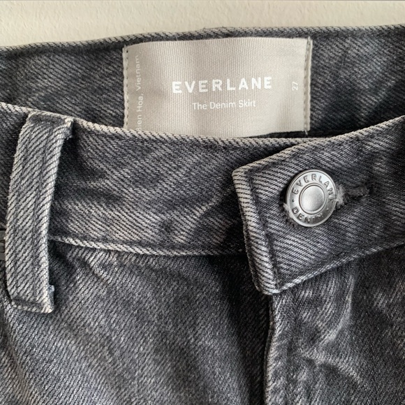 ❌Everlane The Denim Skirt Jean mini washed black - Picture 7 of 11